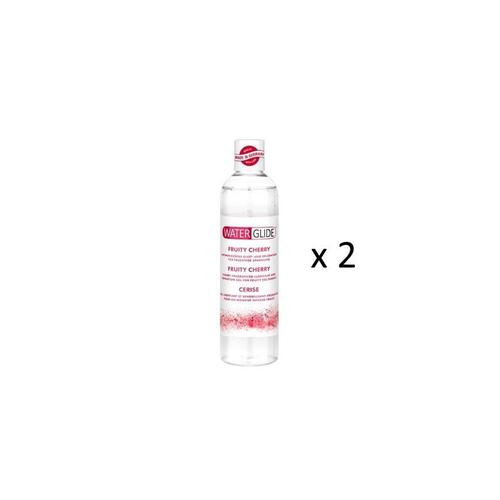 2 Lubrifiant Gel À Base D'eau Cerise 300ml-Oral-Anal-Vaginal-Sex-Aphrodisiaque-Waterglide