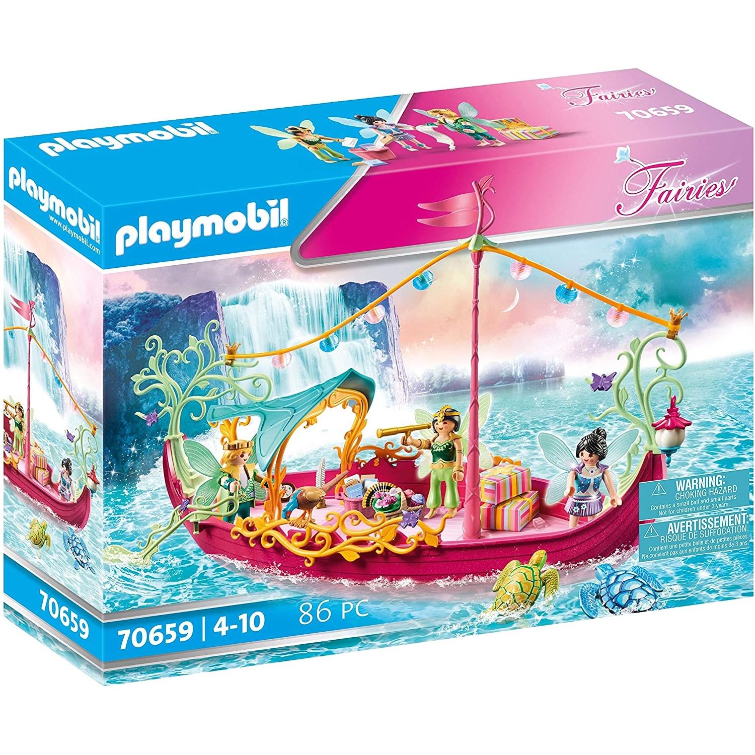 Playmobil Fairies 70659 - Bateau Des Fées