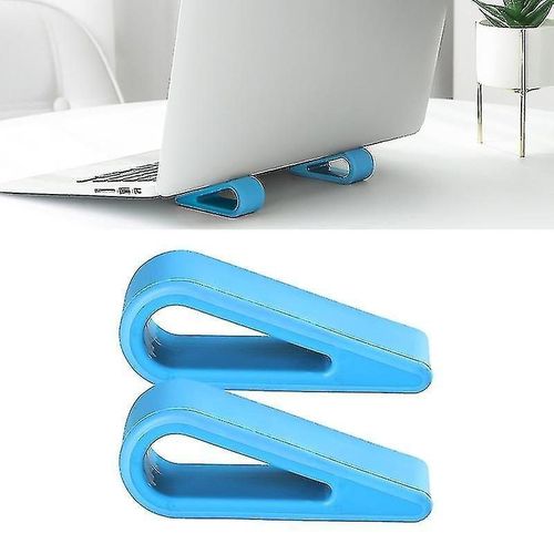 Support Simple pour ordinateur portable, 2 pièces, hauteur réglable, augmente la dissipation de la chaleur