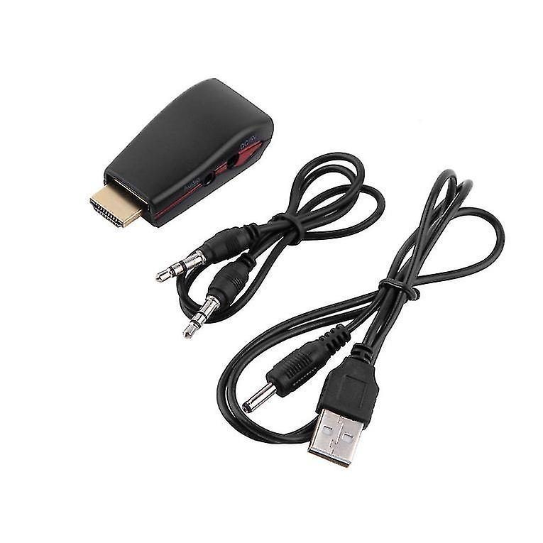 Adaptateur de botier de convertisseur vido Hdmi vers Vga n... - 2