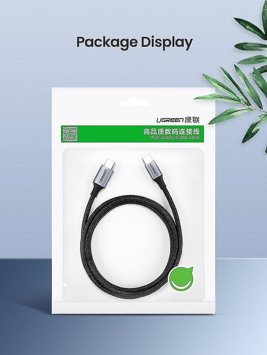 Cble USB Type C vers USB C noir pour Samsung Galaxy S9 PD 1...