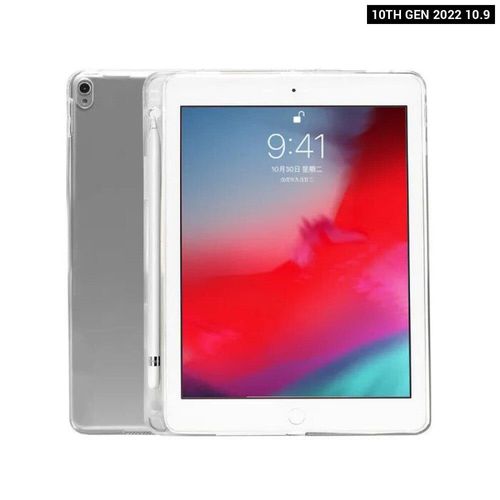 Coque En Silicone Transparente Pour Ipad, Compatible Avec Air 5 4 3 2 9.7 Pro 10.5 11 Mini 6 10e Génération
