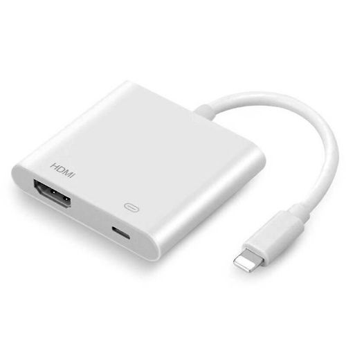 Câble adaptateur Lightning vers HDMI TV numérique AV Apple iPhone iPad 5 6 7 8 Plus X