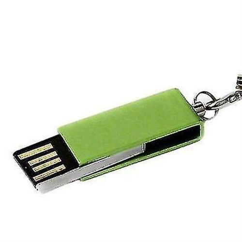 Mini disque flash USB rotatif 32 Go, vert
