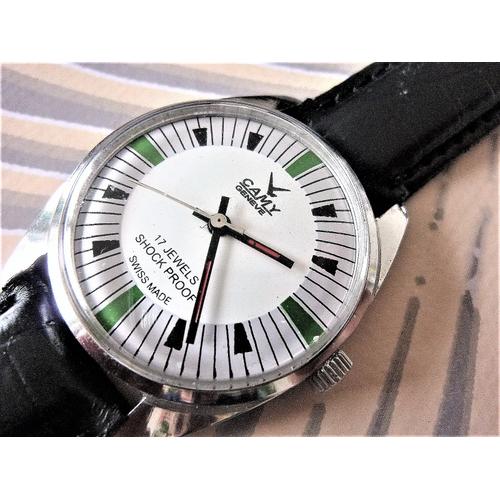 CAMY montre Suisse homme 1975 CAM1003 montres Rakuten