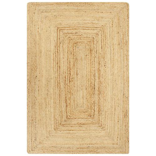 Tapis Fait À La Main Jute Naturel 120x180 Cm Dec023524
