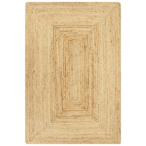 Tapis Fait À La Main Jute Naturel 80x160 Cm Dec023523