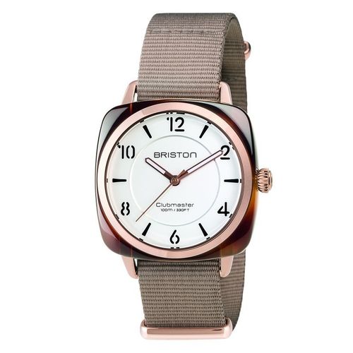 Montre Briston Clubmaster Chic Acétate Gold