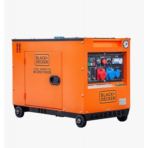 BLACK + DECKER Groupe électrogène diesel silencieux 8KVA mono et tri BXGND7900E