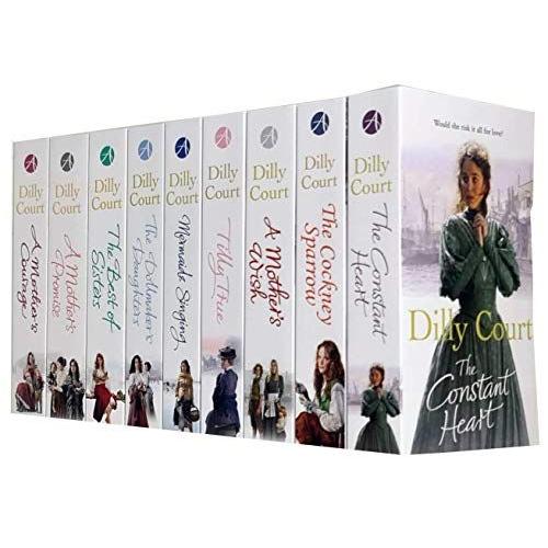 Dilly Court Collection 9 Books Set (A Mother's Promise, The Best Of Sisters, Mermaids Singing, The Constant Heart, The Cockney Sparrow, A Mother's Wish, Tilly True, A Mother's Courage And More)