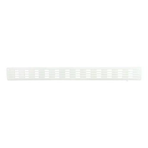 Grille d'aération Nicoll PF400 blanche 40x400mm plate à fermeture