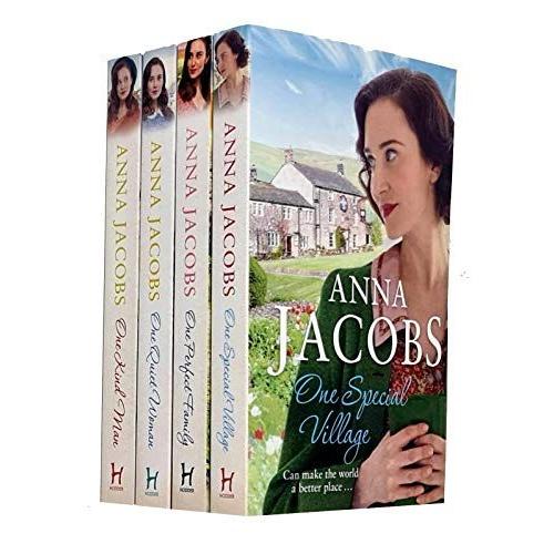 Ellindale Series 4 Books Collection Set By Anna Jacobs (One Quiet Woman, One Kind Man, One Special Village, One Perfect Family)