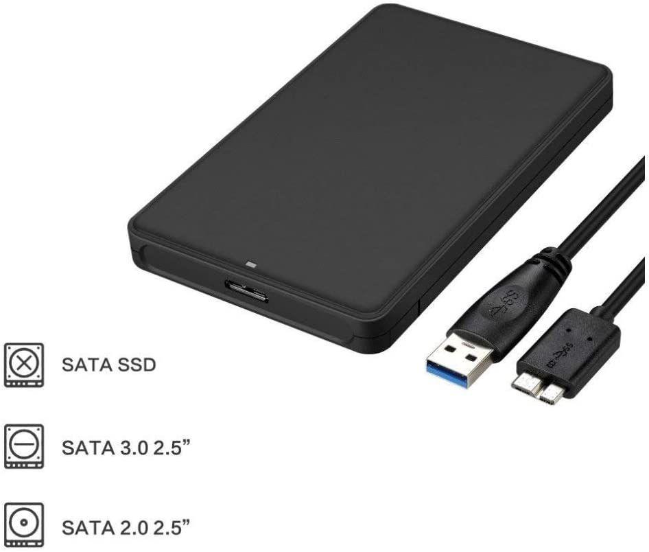 USB 3.0 HDD SATA Disque Dur Externe Boîtier De Boîtier 2.5 - Temu France