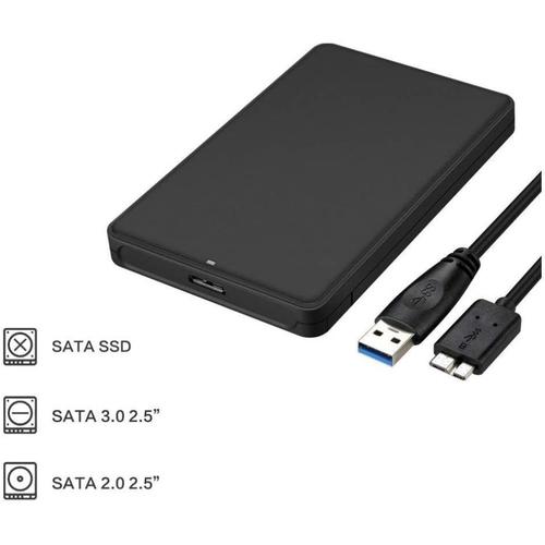 Adaptateur HDD/SSD 2.5 pour ordinateur portable (9.5mm)
