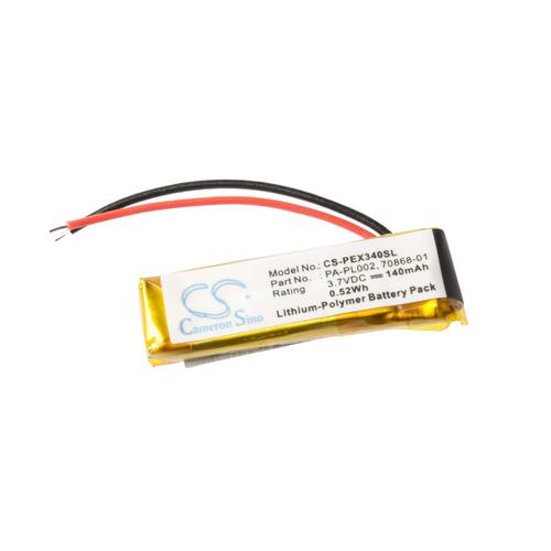 Vhbw Batterie Remplacement Pour Jabra 70868-11, 73366-01 Pour Casque Audio, Écouteurs Sans Fil (140mah, 3,7v, Li-Polymère)