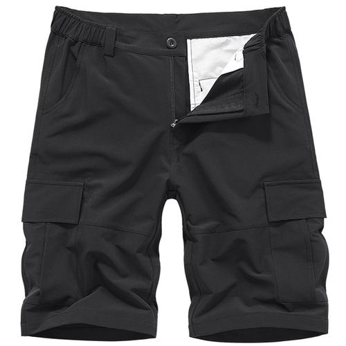 Bermuda Hommes De Cargo Uni En Sport Grande Taille Fit Grande Vêtements Masculin Wx224