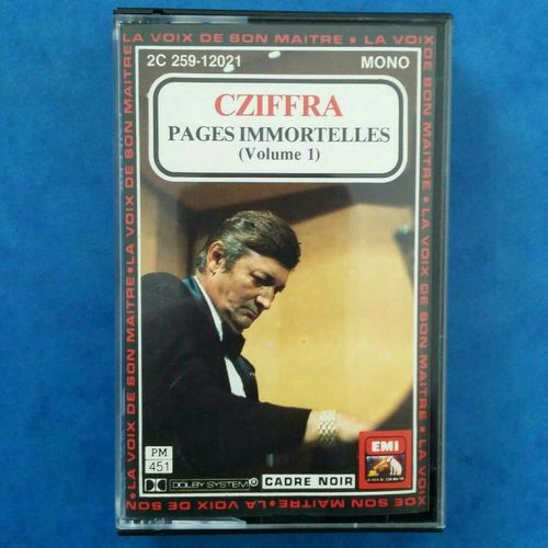 Cziffra - Pages Immortelles - Volume 1 - Cassette Audio