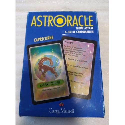 Astroracle Capricorne - Thème Astral & Jeu De Cartomancie