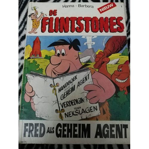 Bande Dessinée De Flintstones Fred Als Geheim Agent. 1974.