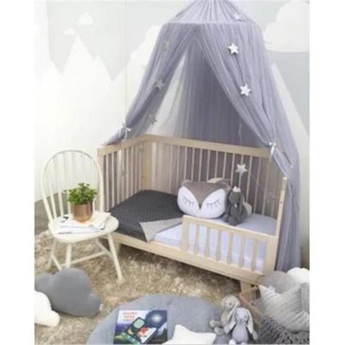 Ciel De Lit Baldaquin Moustiquaire Tente Jeu Pour Bebe Enfant Avec Etoiles Ors Decoration Chambre Moustiquaire Gris Jhd4059 Rakuten