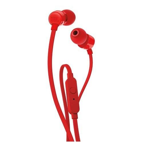 JBL Tune 160 - écouteurs filaires intra-auriculaires - Rouge