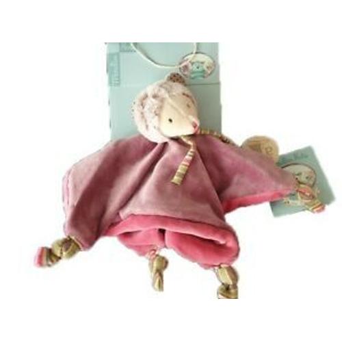 Doudou Souris Les Pachats Moulin Roty A Broder Violet Poupre Rose Jouet Plat Pour Bebe Naissance Baby Comforter Pink Purplr Mouse