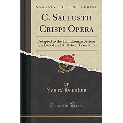 Hamilton, J: C. Sallustii Crispi Opera