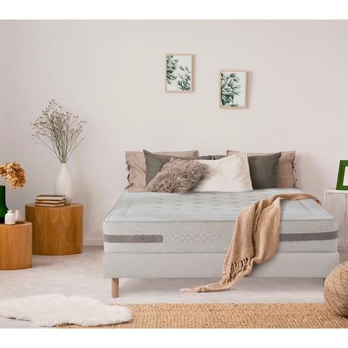 Nuit De Coton | Matelas Sérénade Bio 90x190 Cm | Ressorts Ensachés | Soutien Ferme