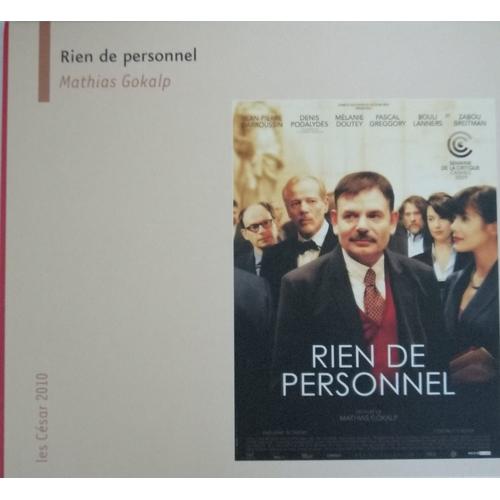 Rien De Personnel Mathias Gokalp