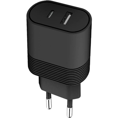 Double Chargeur Maison Usb A+C Pd 32w (12+20w) Power Delivery Noir Bigben