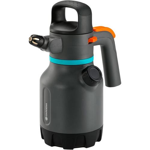 Turquoise/Noir/Gris/Orange Pulvérisateur À Pression 1,25 L Pulvérisateur À Pression Avec Buse Coudable À 90°, Deuxième Ouverture Avec Bouchon Doseur Supplémentaire, Poignée Ergonomique (11120-20)