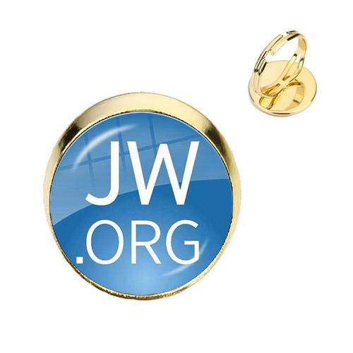 Jw.Org-Bagues Ajustables Avec Cabochon En Verre De 16mm, Bijoux Pour Enfant, Image D'art Nissan, Cadeau De Catholicisme