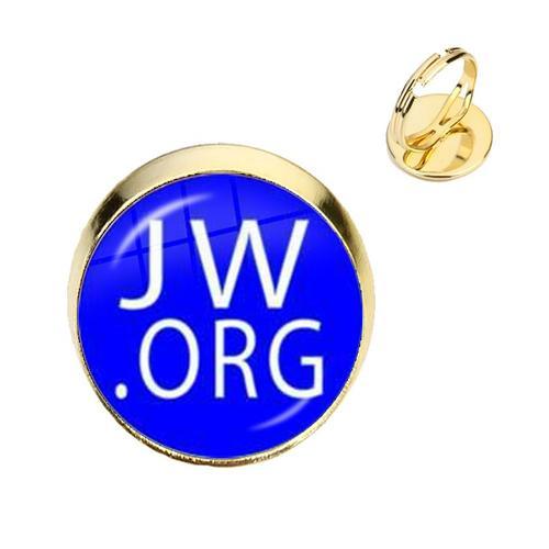 Jw.Org-Bagues Ajustables Avec Cabochon En Verre De 16mm, Bijoux Pour Enfant, Image D'art Nissan, Cadeau De Catholicisme