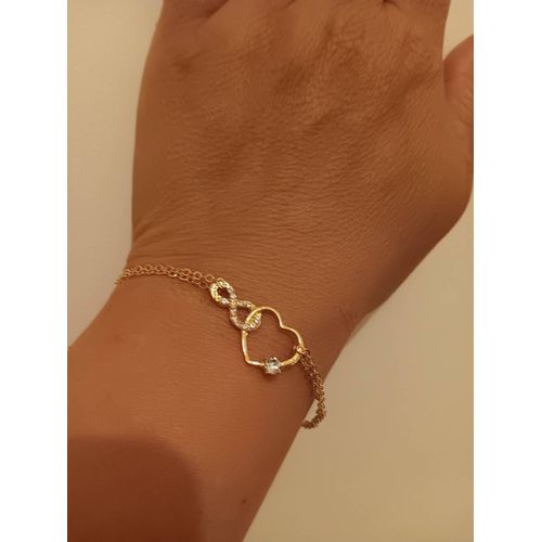 "Bracelet C?ur Infini : Éternité Et Élégance En Un Seul Bijou"