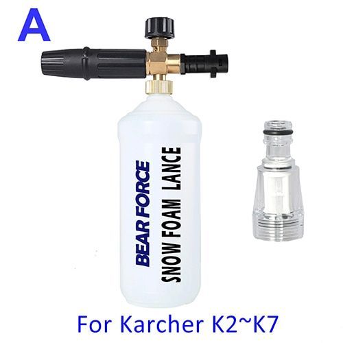 Colorless Mousse Buse Haute Pression Savon Mousse Mousse Canon Neige Mousse Lance Voiture Mousse Lavage Pour Tornado Karcher K Nettoyeur Haute Pression Voiture Laveuse