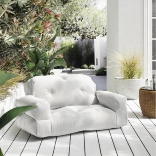 Canape D'extérieur Relax Convertible Hippo Out Couleur Blanc