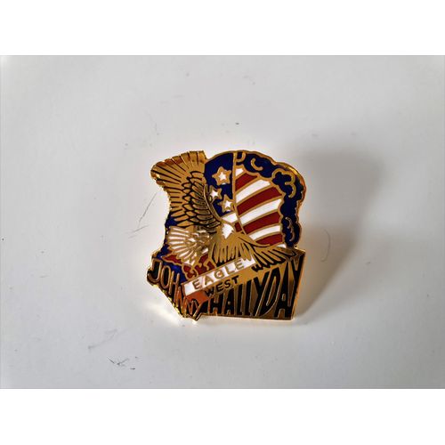 Pins Musiqe Johnny Hallyday Eagle West Aigle  / Doré