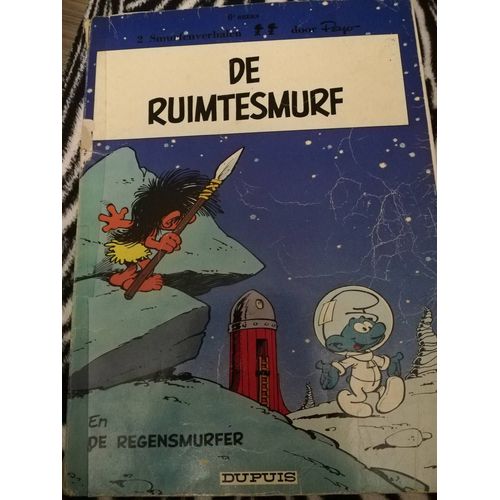 Bande Dessinée De Ruimtesmurf. Et De Regensmurfer. 1970