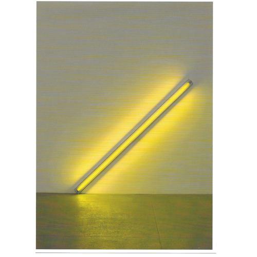 Dan Flavin - Carton D'invitation + Billet D'exposition - Musée Art Moderne Ville De Paris - 2006