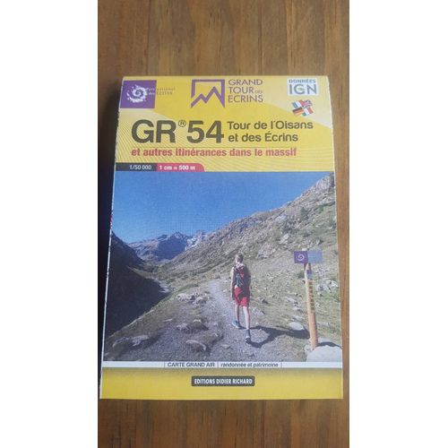 Gr 54 Tour De L'oisans Et Des Ècrins 1:50000