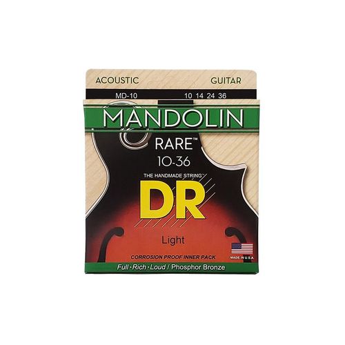 Dr Md-10 - Rare - Phosphor Bronze, Cordes Mandoline, Light 10-36