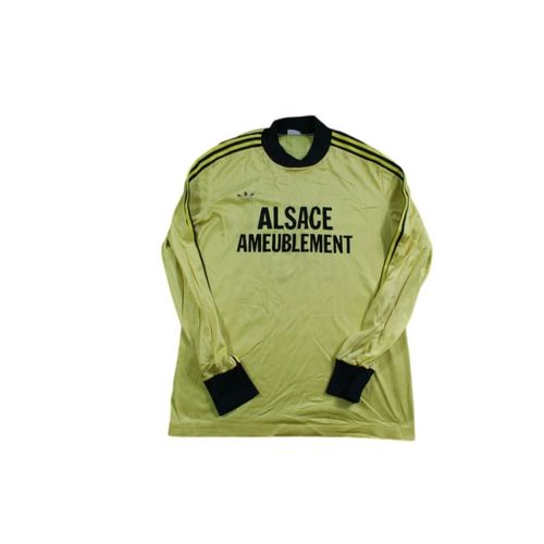 Maillot Football Vintage Adidas Alsace Ameublement N°10 Années 1990