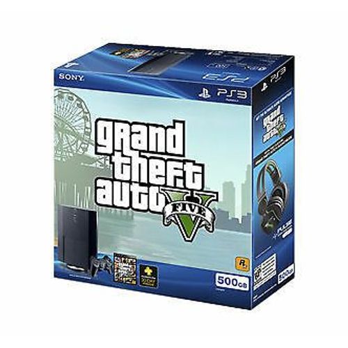 Sony Playstation 3 Super Slim Grand Theft Auto V 500gb B