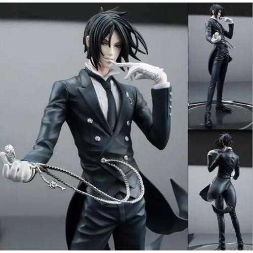 Anime Black Butler Sébastien Michaelis Figurine D'action En Pvc Jouet Modèle À Collectionner