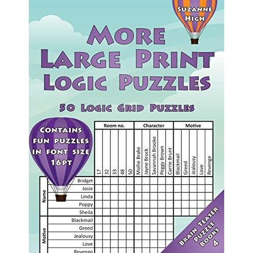 More Large Print Logic Puzzles