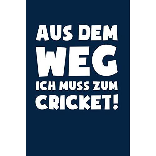 Muss Zum Cricket!: Notizbuch / Notizheft Für Kricket Cricket Set Kricket Set A5 (6x9in) Dotted Punktraster