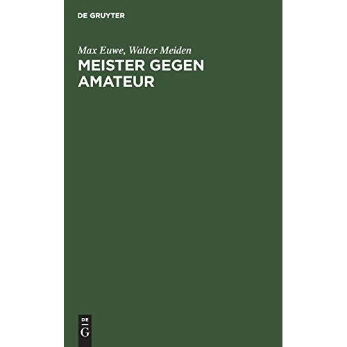 Meister Gegen Amateur