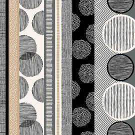 Nappe Toile Ciree Au Metre Rokia Noir Linge Maison Rakuten