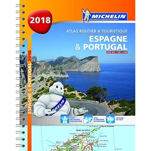 Espagne & Portugal 2018 - Atlas Routier Et Touristique