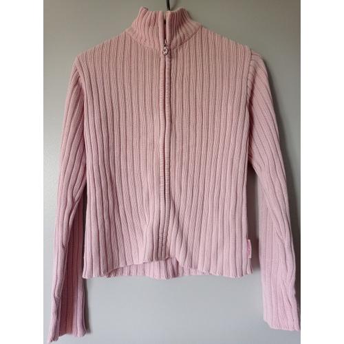 Pull/Gilet Col Haut - Fille 12 Ans - Vynil Fraise